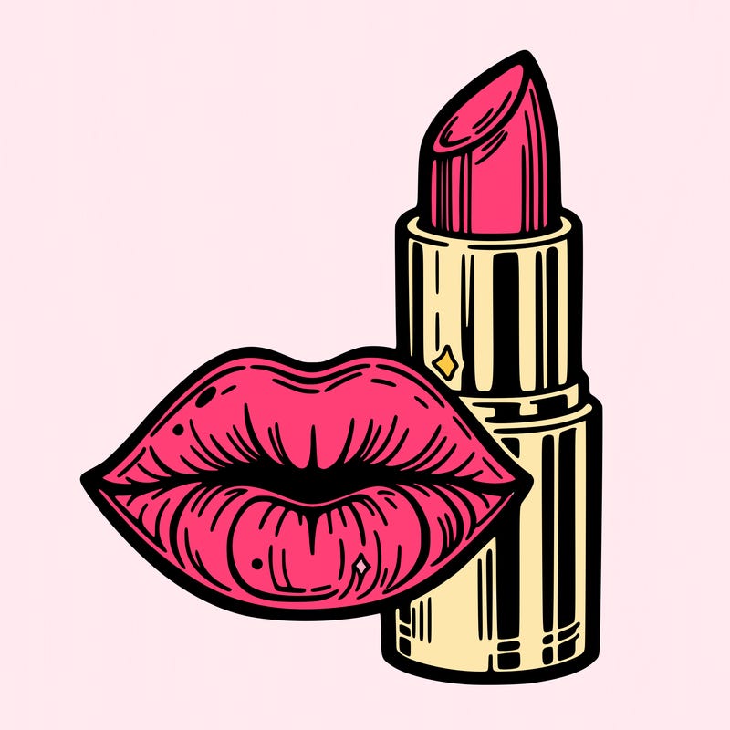lips and lipstick