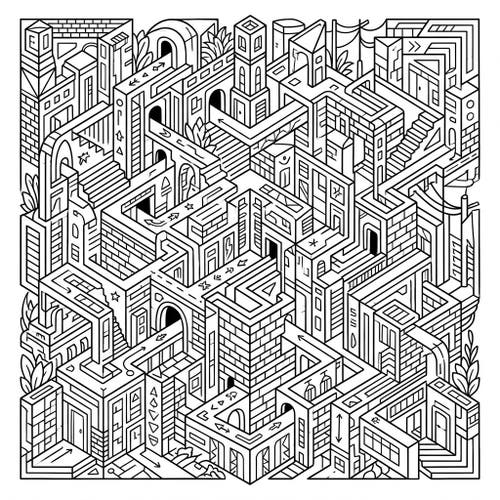 Modern Labyrinth Patterns