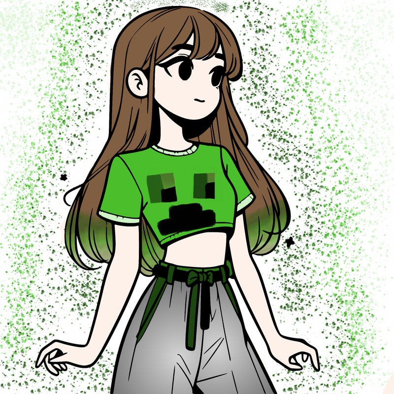 girl in a cute crop top