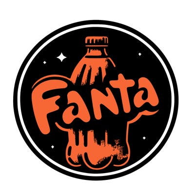 fanta logo circle