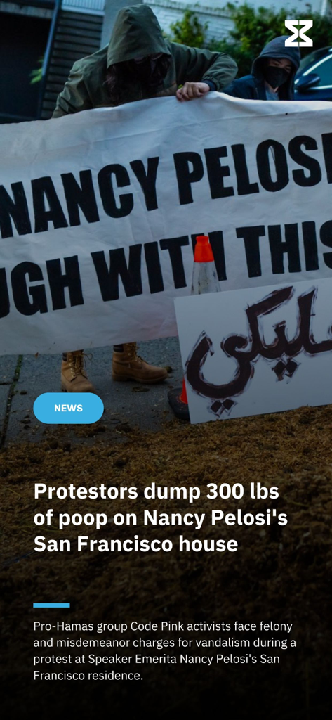 MxM News - 정치적 시위에 대한 속보 헤드라인을 표시하는 MxM 뉴스 앱