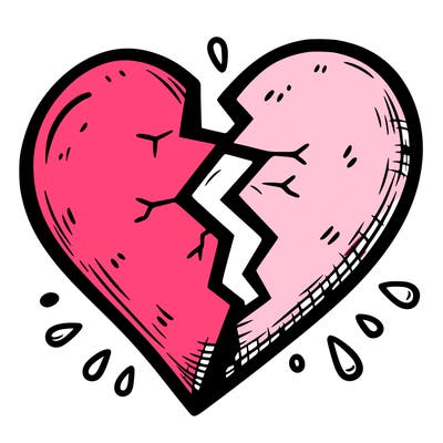a broken heart