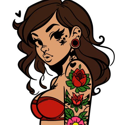 tattoo girl