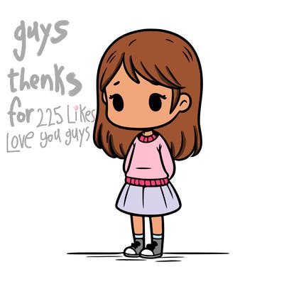 lonely girl stainding