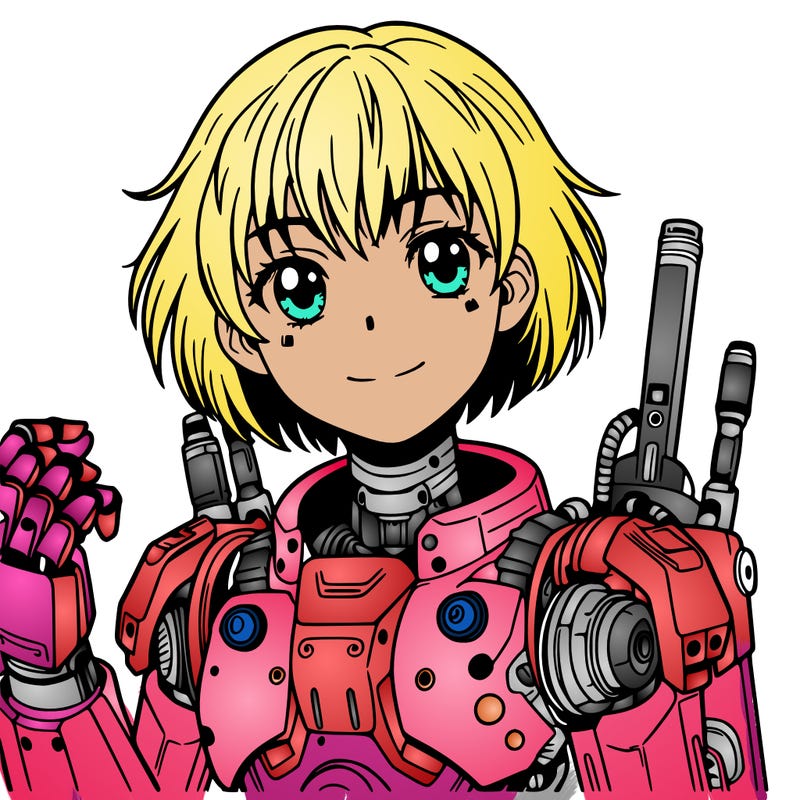 anime robot girl