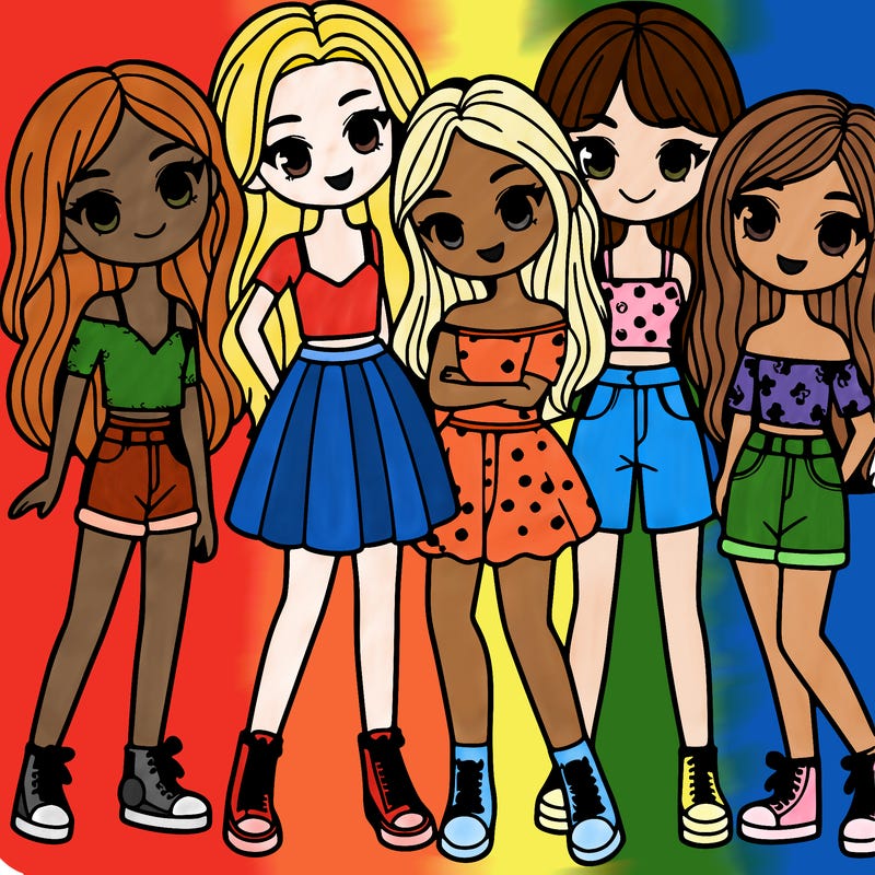 group of girls