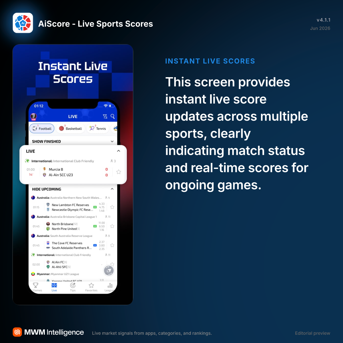 AiScore - Live Sports Scores - Sports App | MWM