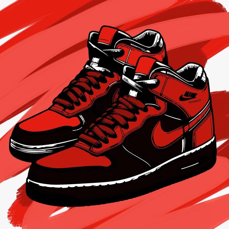 realistic nike air shoes