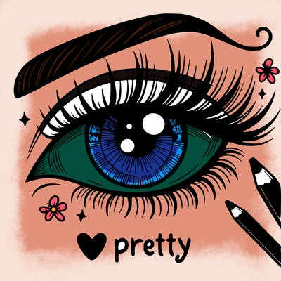 pretty eye
