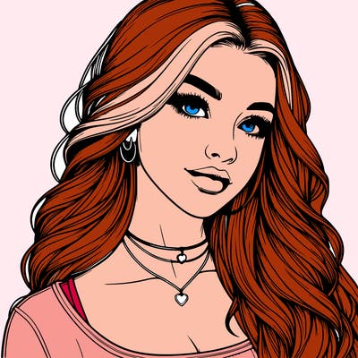 detailed realistic girl