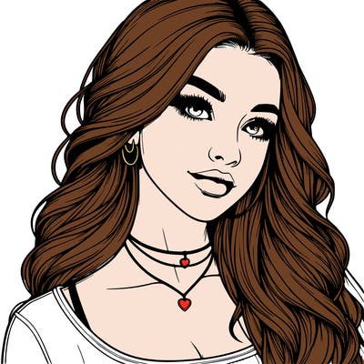 detailed realistic girl