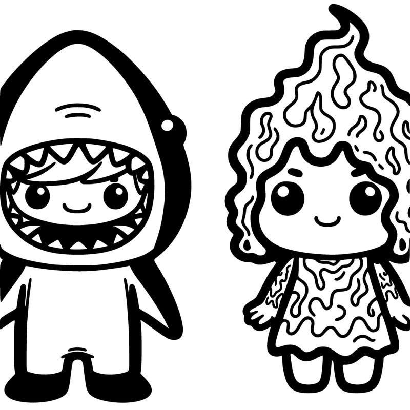 shark boy and lava girl