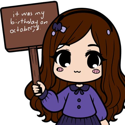 a girl holding a sign