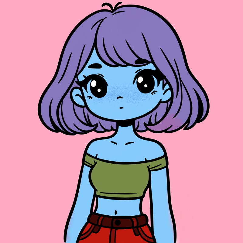 girl in a cute crop top