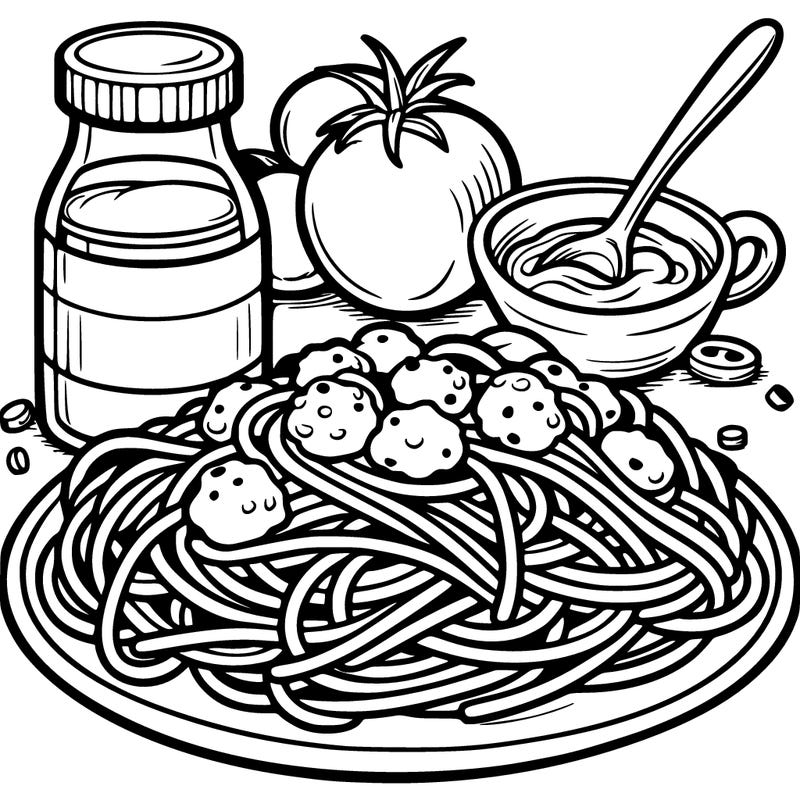 spaghetti and meat sauce