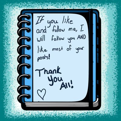 blank, realistic notebook