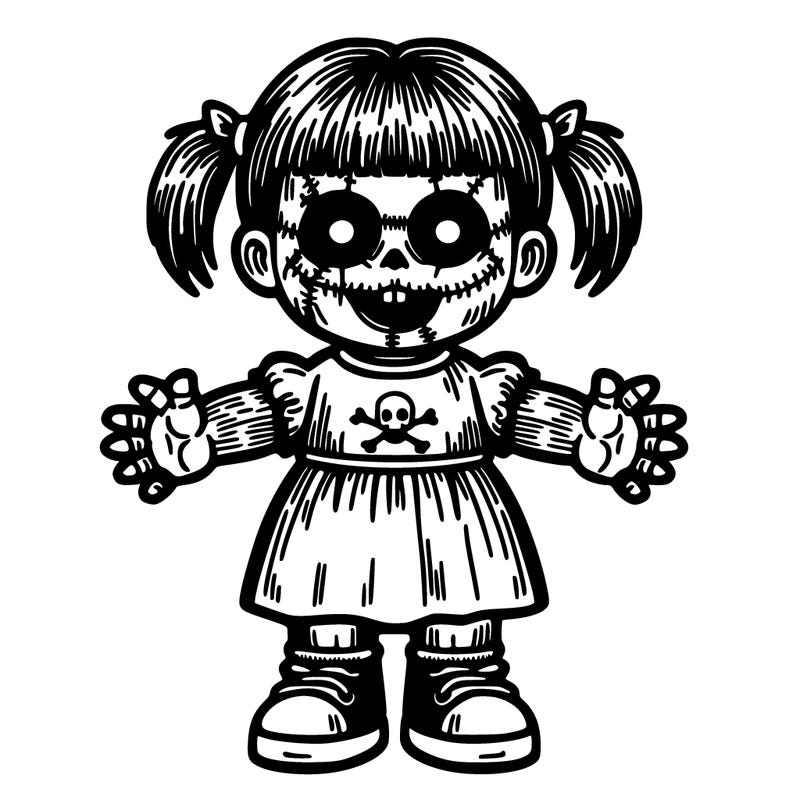 scary doll