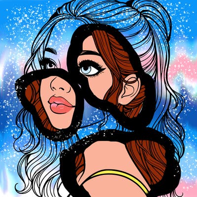 beautiful realistic girl