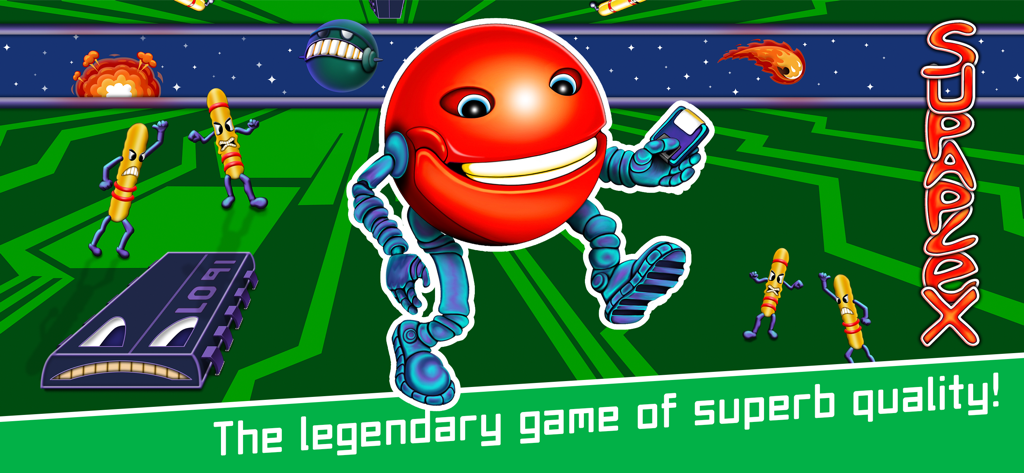 Supaplex - Murphy character in the legendary Supaplex action puzzle game on a circuit board background