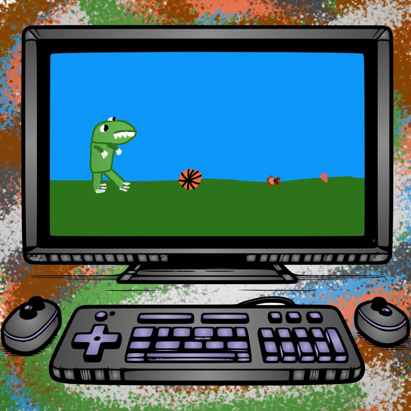 a blank white screen