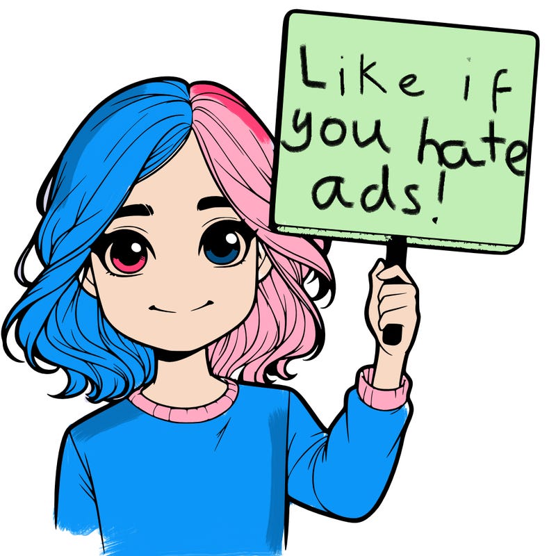 realistic girl holding up a sign