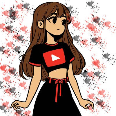girl in a cute crop top