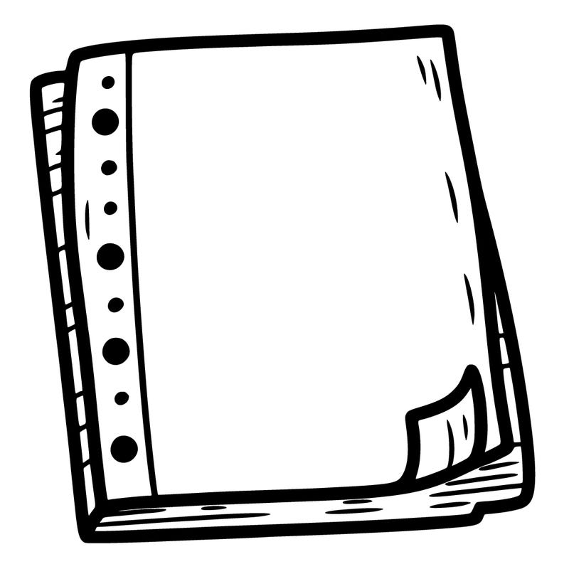 blank piece of paper