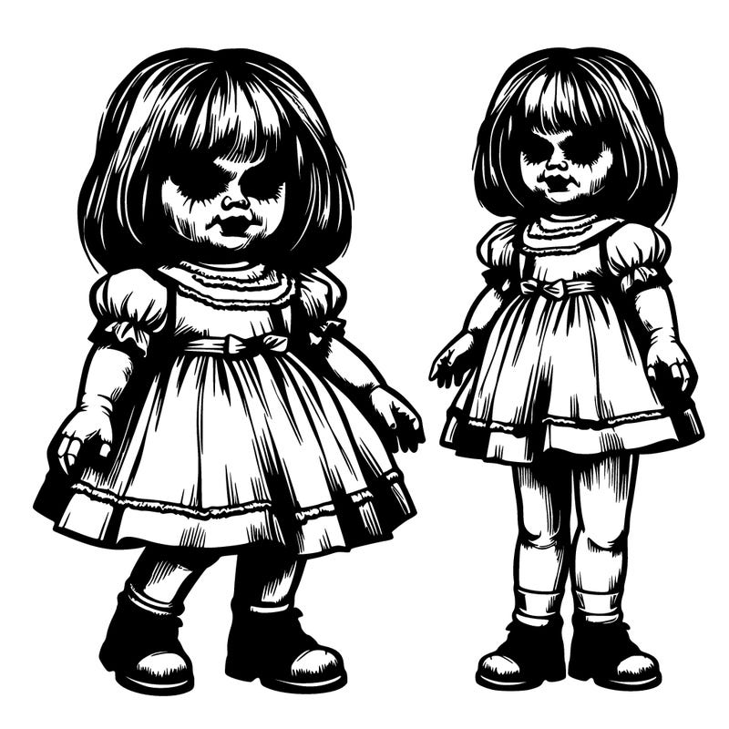 realistic creepy doll