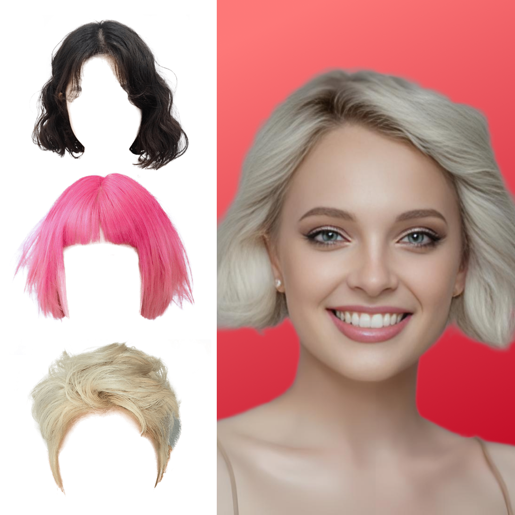 Hairstyle Try On - Hair Filter