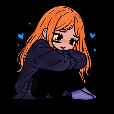 a girl after a breakup