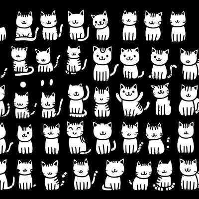 100 cats