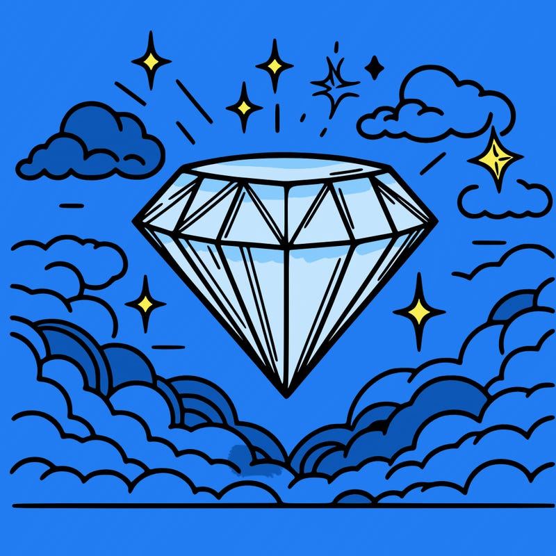 like a diamond in the sky