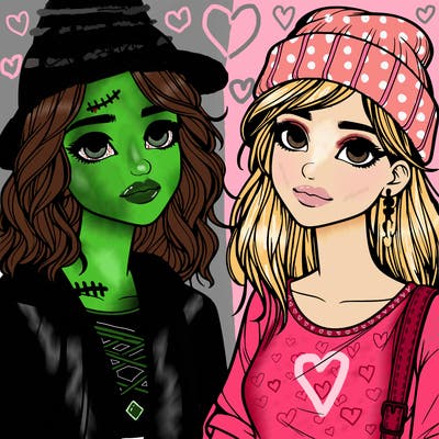 realistic teenager girls