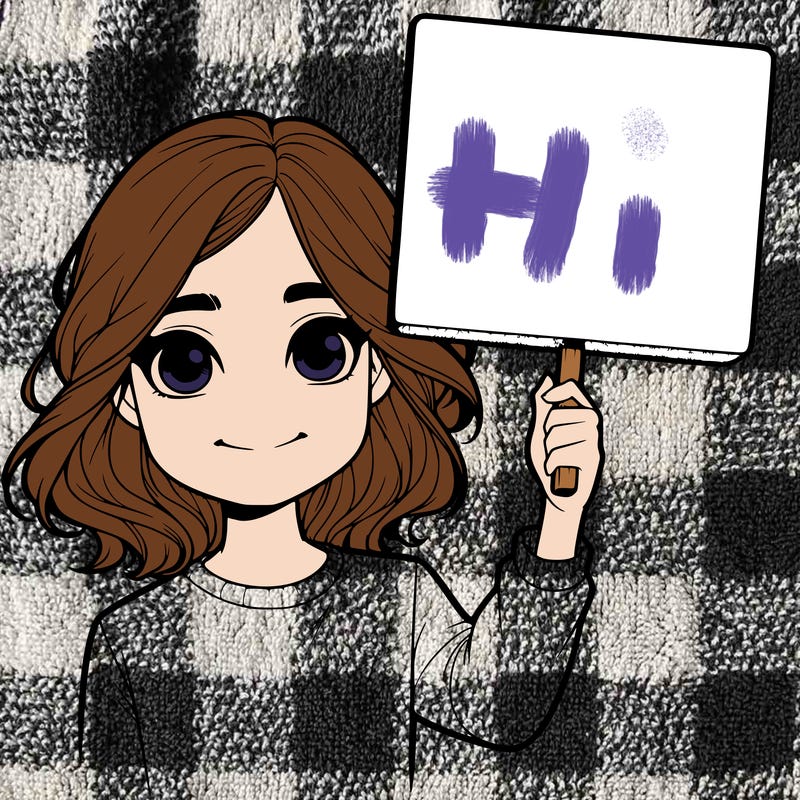 realistic girl holding up a sign