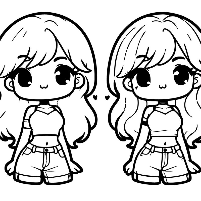 cute girl wearing a crop top and jeans