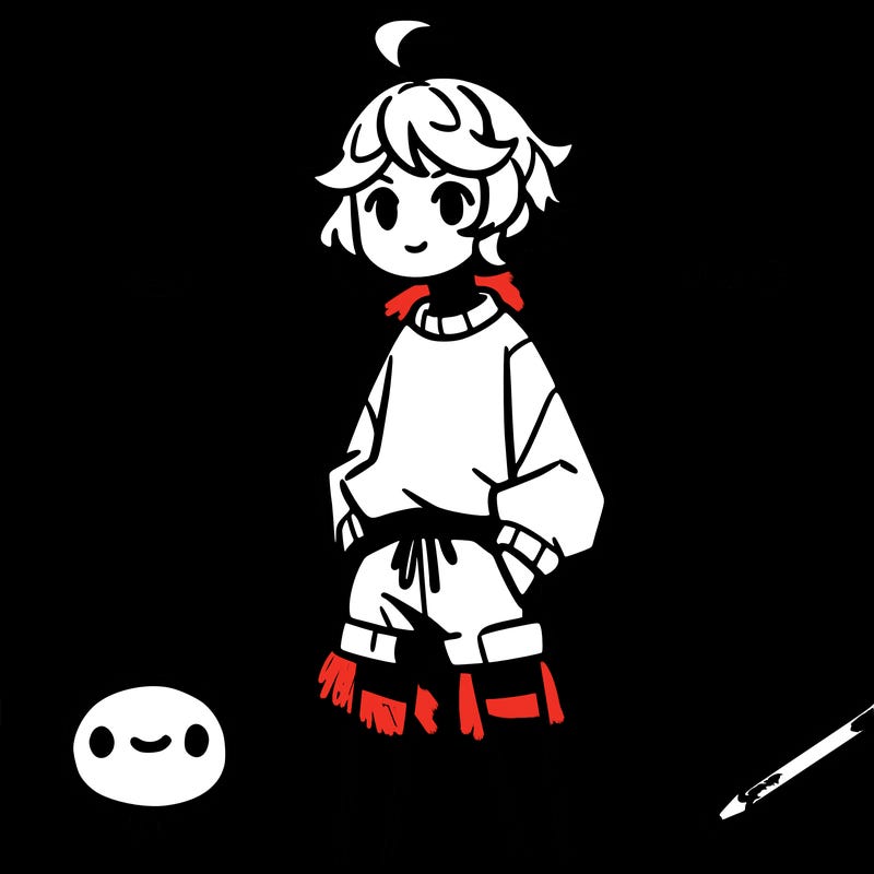 a blonde anime girl with shorts