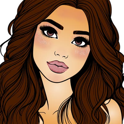 beautiful realistic girl