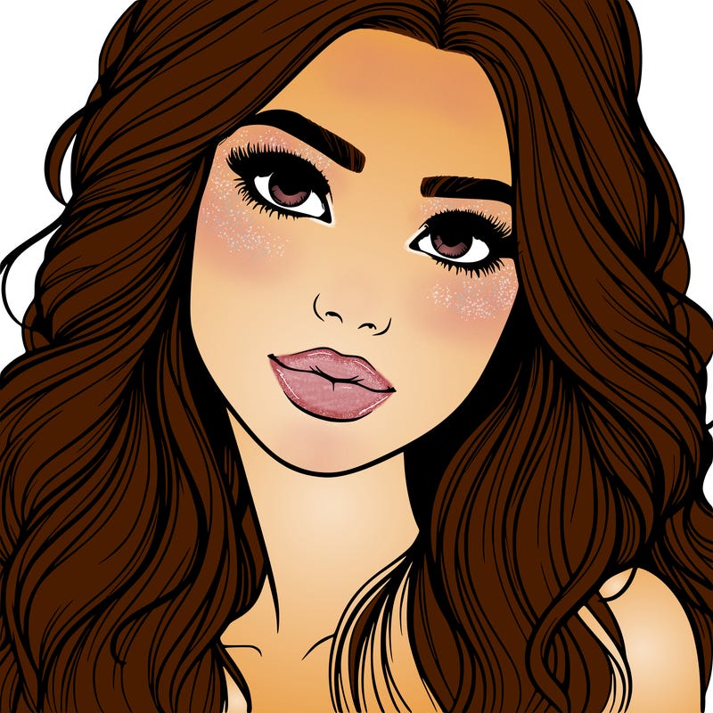 beautiful realistic girl