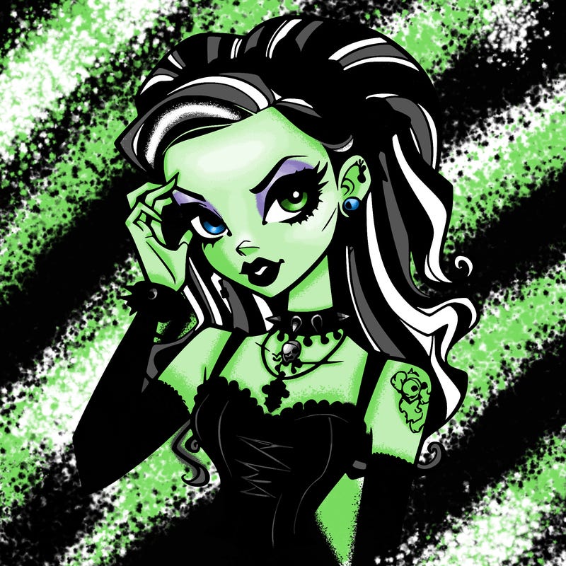 gothic pinup girl