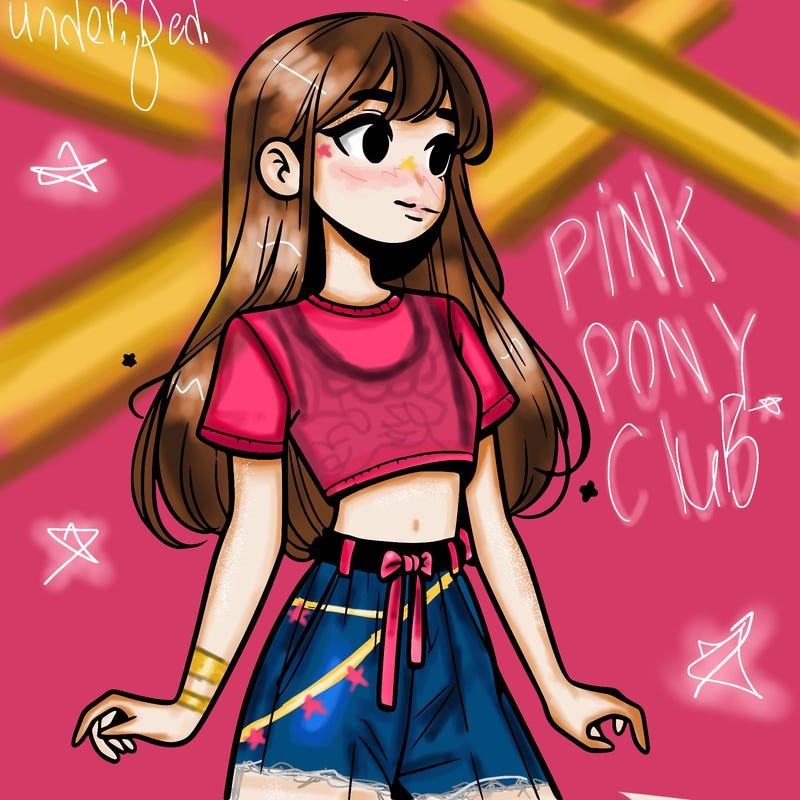 girl in a cute crop top