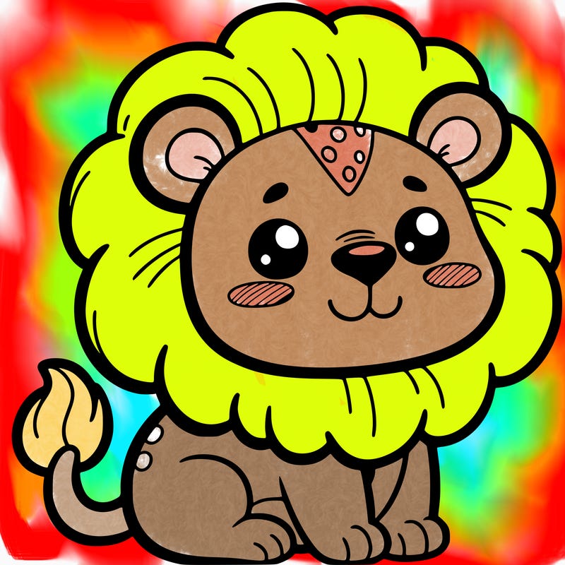 cute lion