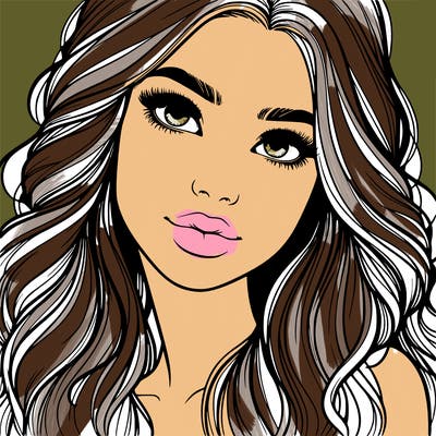 beautiful realistic girl