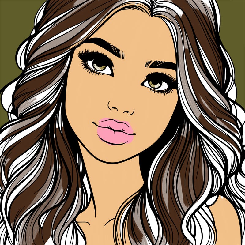 beautiful realistic girl