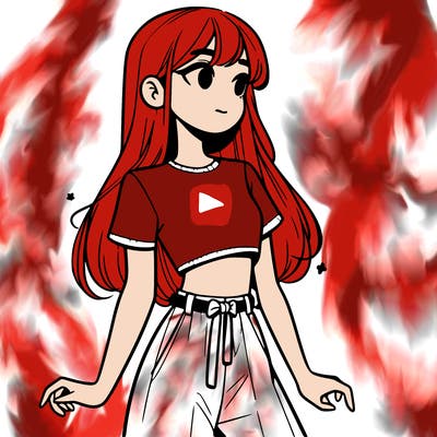 girl in a cute crop top