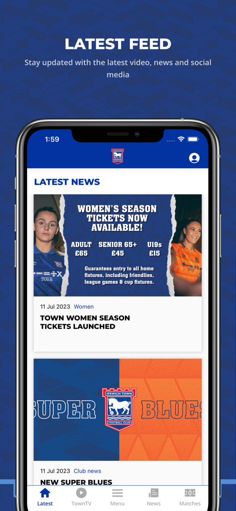 Ipswich Town FC - Sports App | MWM