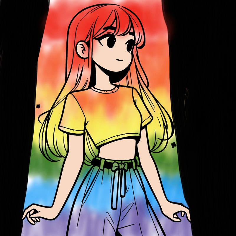 girl in a cute crop top