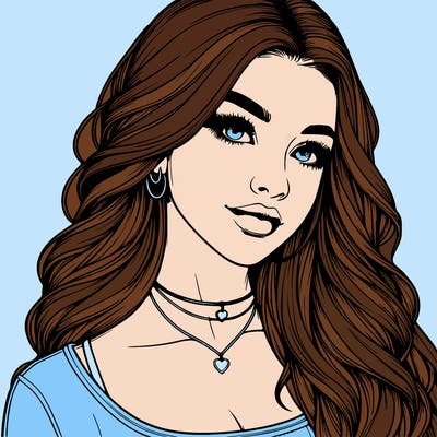 detailed realistic girl