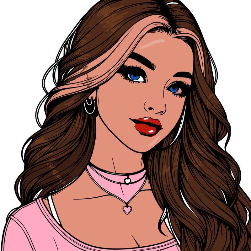 detailed realistic girl