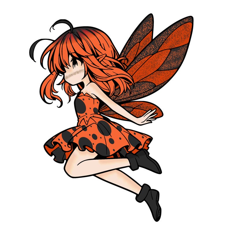 manga fairy flying