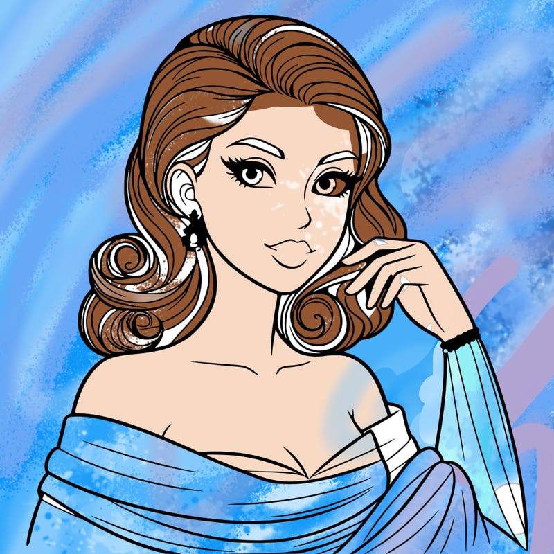 an elegant woman